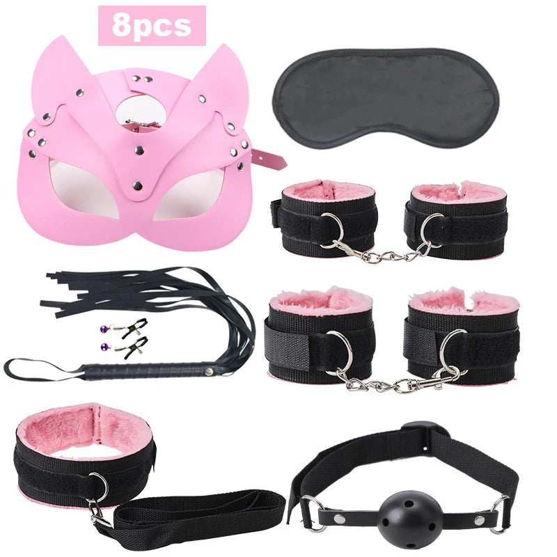 KIT BDSM - pour toutes vos envies - 8 pièces