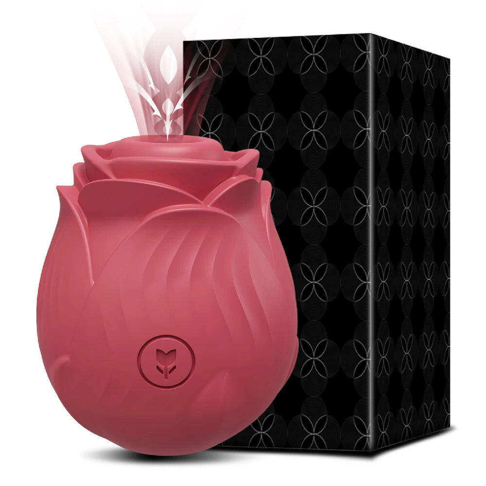 STIMULATEUR EN FORME DE ROSE - suceur pour clitoris et mamelons