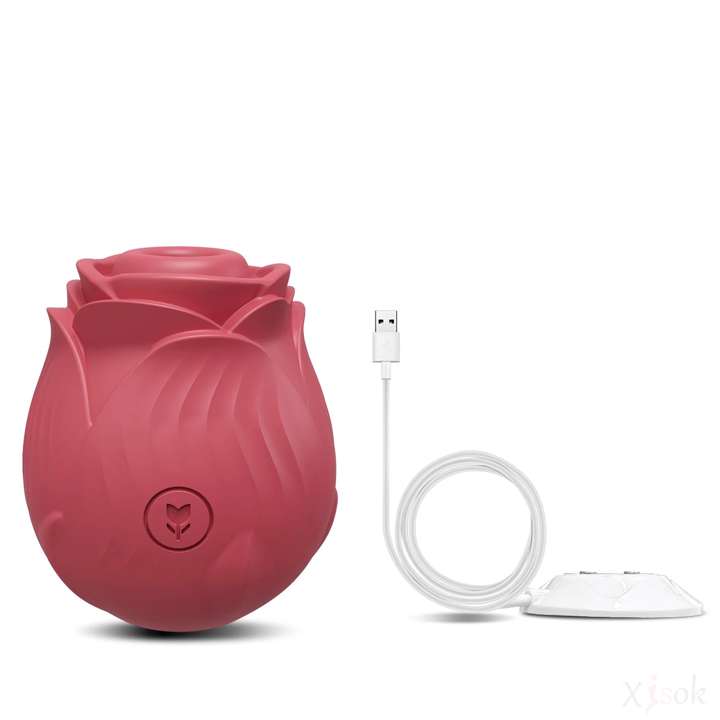 STIMULATEUR EN FORME DE ROSE - suceur pour clitoris et mamelons